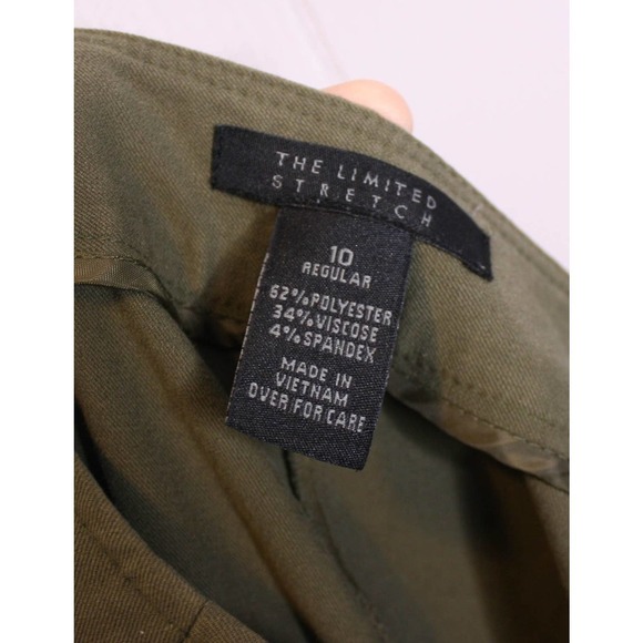 The Limited Stretch Dress Pants Green Size 10 - Picture 3 of 3